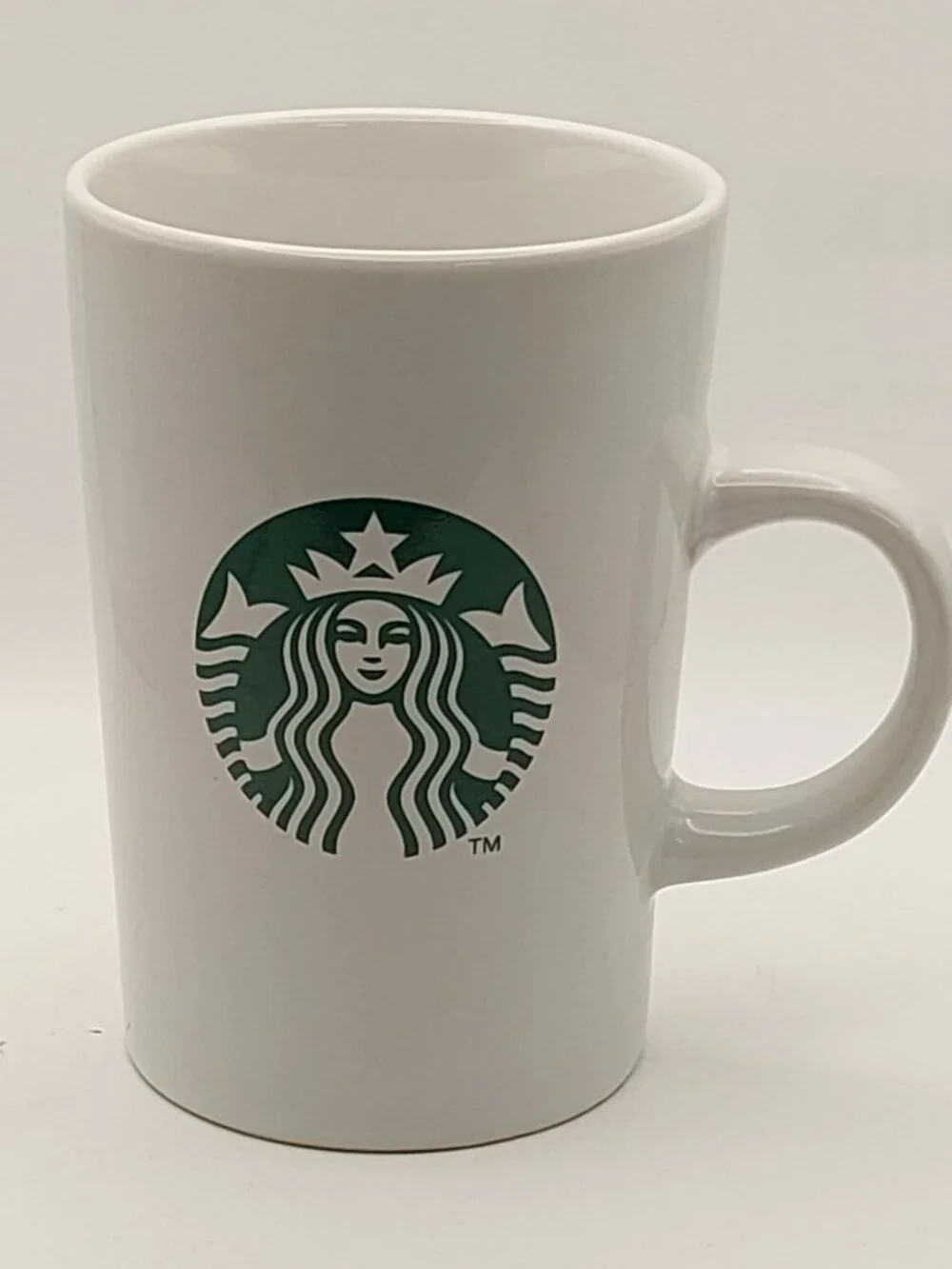 2011 Starbucks White Classic Logo Mermaid 10 oz Coffee Mug